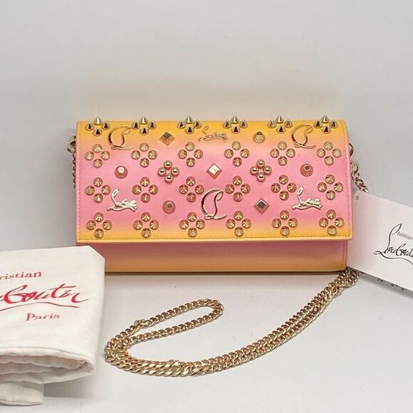 Christian Louboutin Handbags - Christian Louboutin Paloma embellished leather clutch